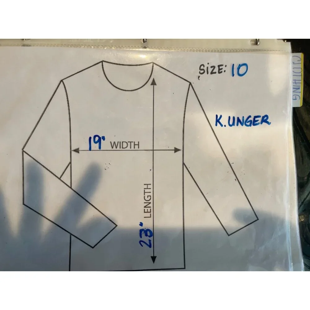 Kate Unger Button Collar Retro Cape Jacket Herringbone Black White Size 10 - Picture 7 of 7